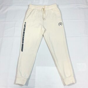 LRG Lifted Research Group Mens Small Locked & Stocked Sweatpants Joggers Cream